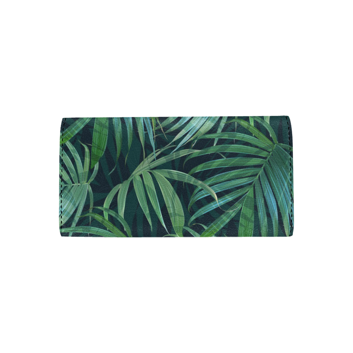 Tropical Flower Pattern Print Design TF011 Women's Trifold Wallet