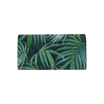 Tropical Flower Pattern Print Design TF011 Women's Trifold Wallet