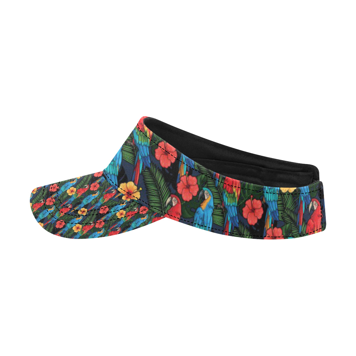 Parrot Pattern Print Design A01 Unisex Sun Visor