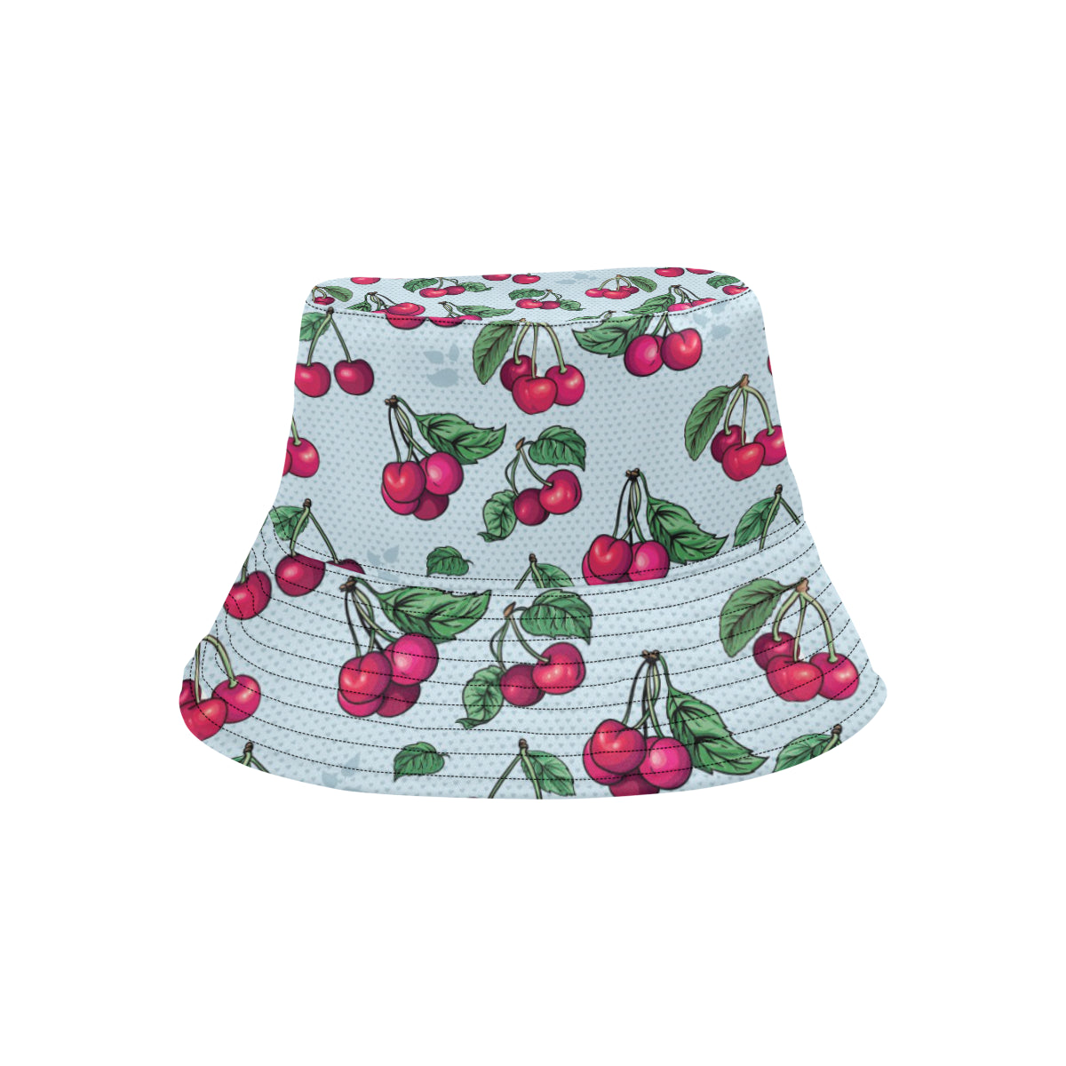 Cherry Pattern Print Design CH01 Unisex Bucket Hat