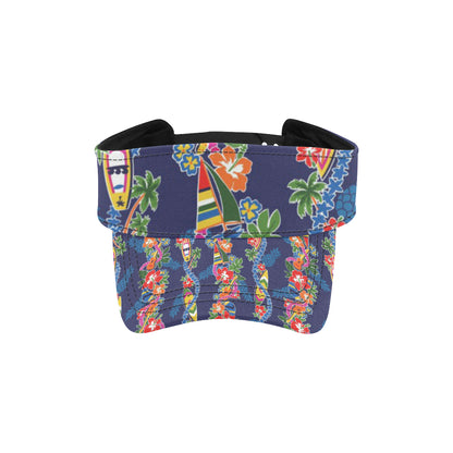 Hawaiian Themed Pattern Print Design H04 Unisex Sun Visor
