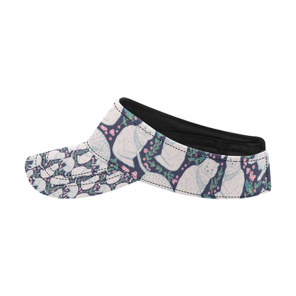 Cat Pattern Print Design 06 Unisex Sun Visor