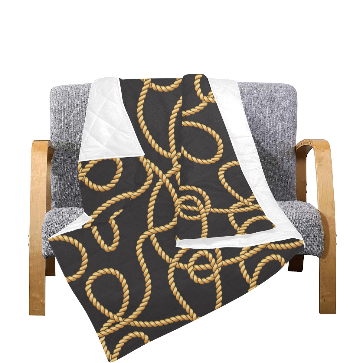 Rope Pattern Print Design A04 Premium Quilt