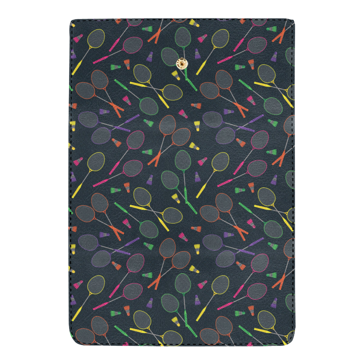 Badminton Pattern Print Design 04 Women's Trifold Wallet