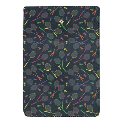 Badminton Pattern Print Design 04 Women's Trifold Wallet