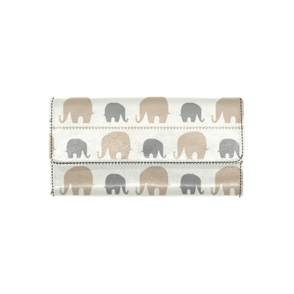 Elephant Cute Women's Trifold Wallet