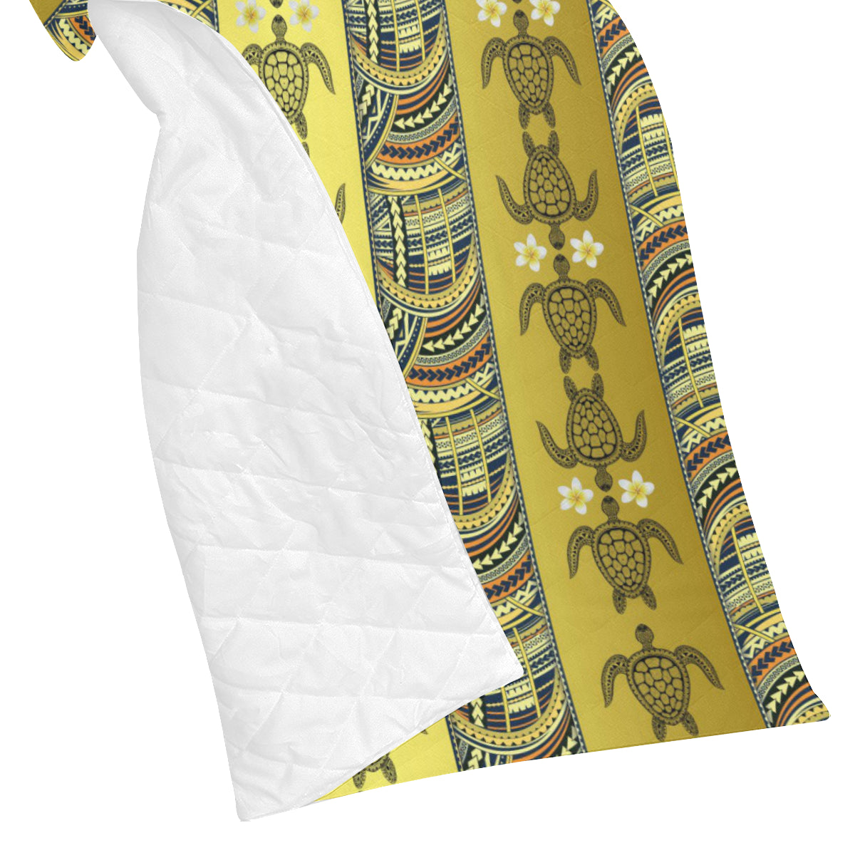 Polynesian Turtle Hawaiian Design Print Premium Quilt