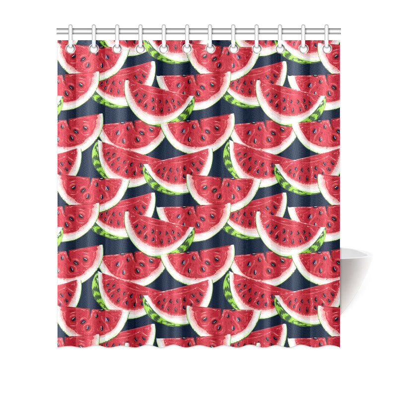 Watermelon Pattern Print Design WM011 Shower Curtain