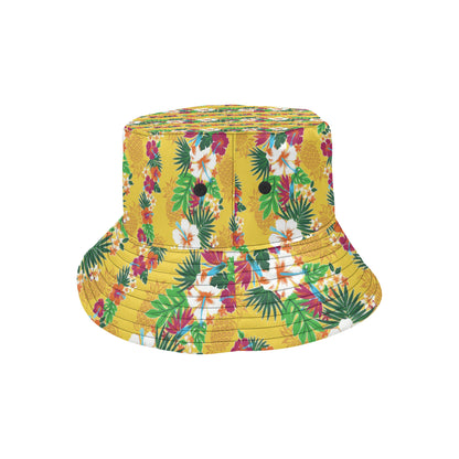Hawaiian Themed Pattern Print Design H09 Unisex Bucket Hat