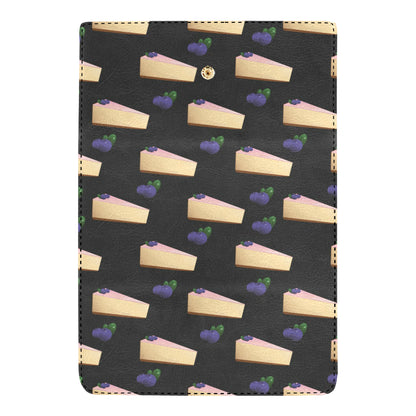 Cheesecake blueberry Pattern Print Design CK01 Women's Trifold Wallet