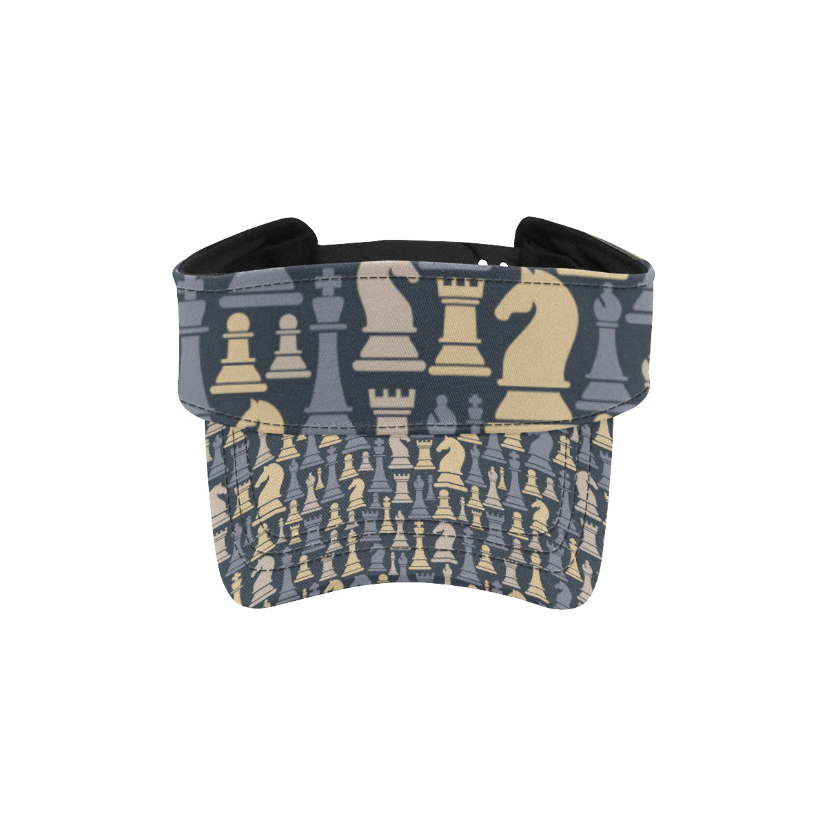 Chess Pattern Print Design 04 Unisex Sun Visor