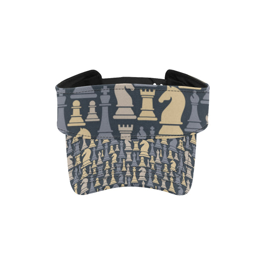 Chess Pattern Print Design 04 Unisex Sun Visor