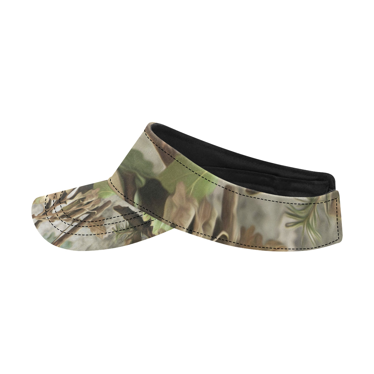 Camo Realistic Tree Forest Print Unisex Sun Visor