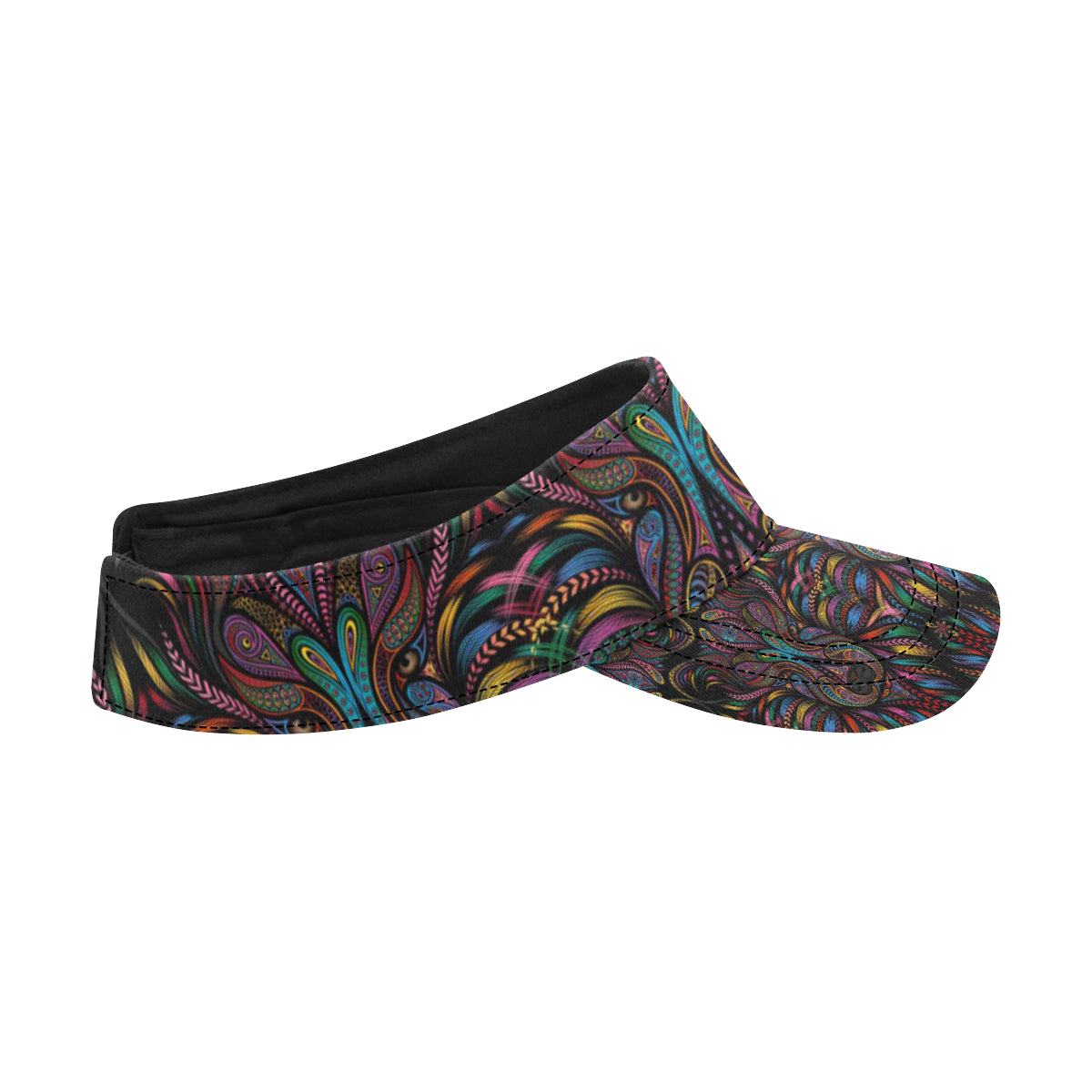 Colorful Art Wolf Unisex Sun Visor