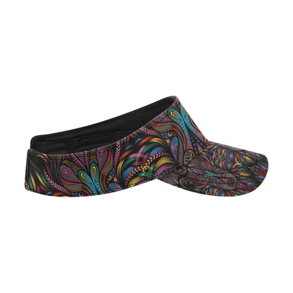 Colorful Art Wolf Unisex Sun Visor