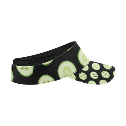 Cucumber Pattern Print Design CC02 Unisex Sun Visor