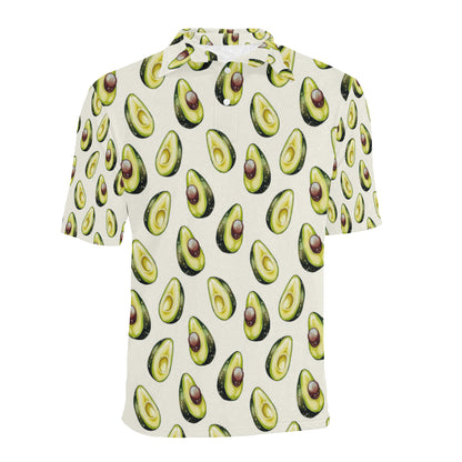 Avocado Pattern Print Design 01 Men Polo Shirt