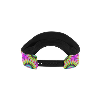 Optical illusion Flower Rainbow Style Unisex Sun Visor