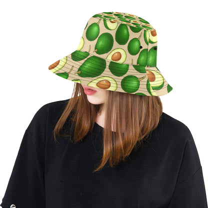 Avocado Pattern Print Design AC010 Unisex Bucket Hat