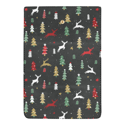 Christmas Tree Deer Style Pattern Print Design 03 Women's Trifold Wallet