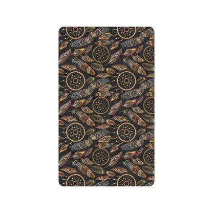 Dream catcher embroidered style Rubber Doormat