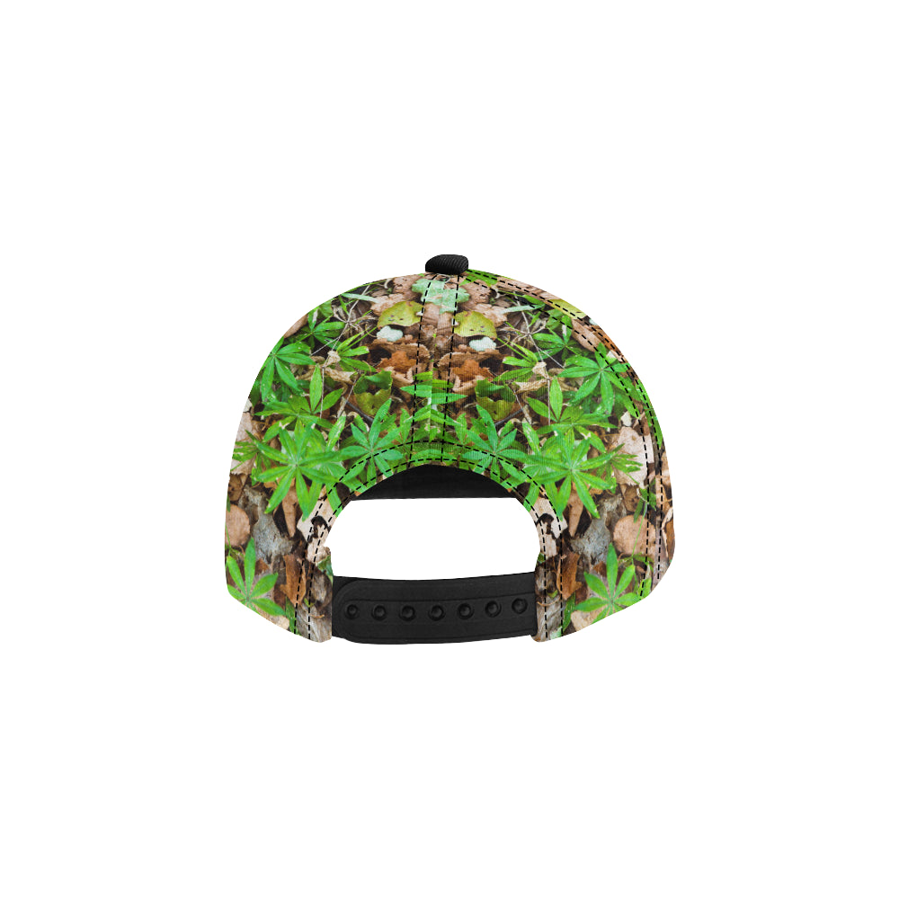 Camouflage Realistic Tree Fresh Print Snapback Cap