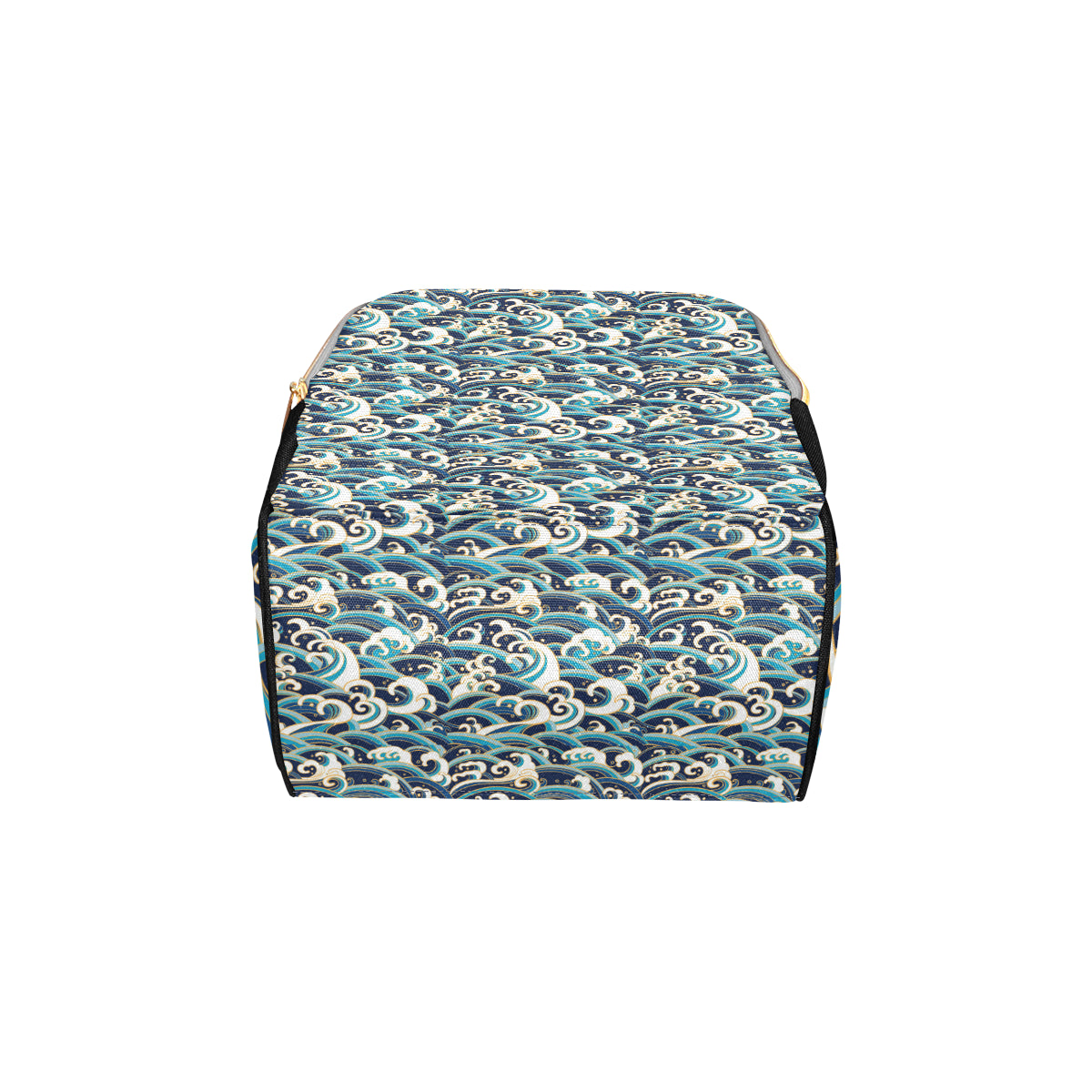 Surf Wave Pattern Diaper Bag Backpack