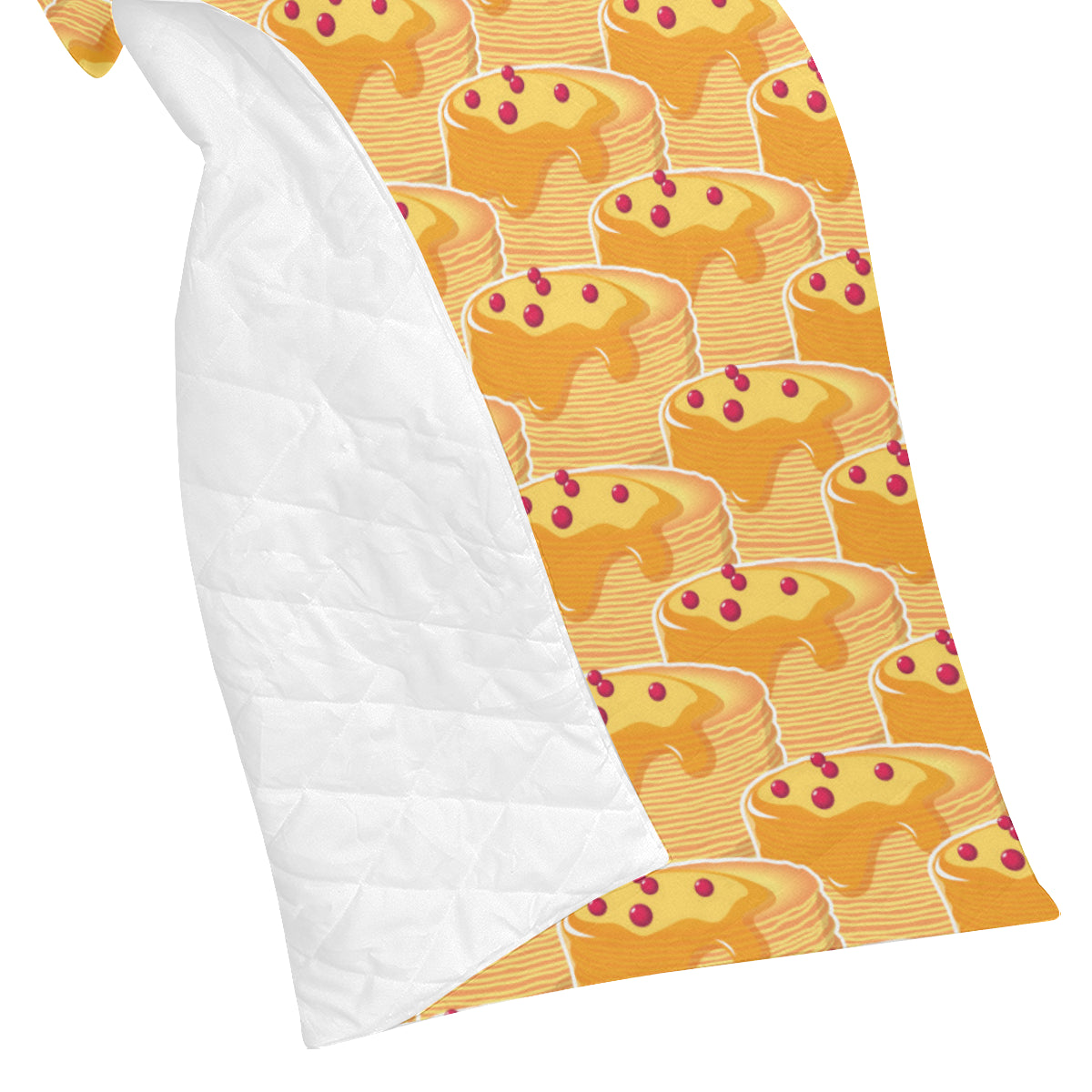 Pancake Pattern Print Design A04 Premium Quilt