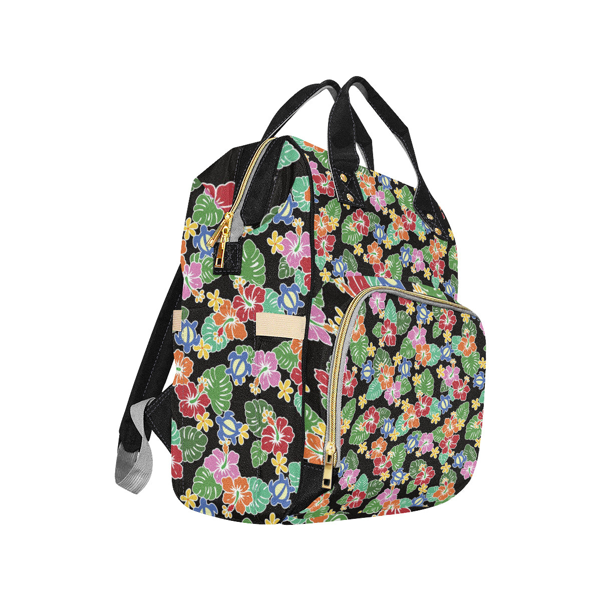 Hawaiian Themed Pattern Print Design H010 Diaper Bag Backpack