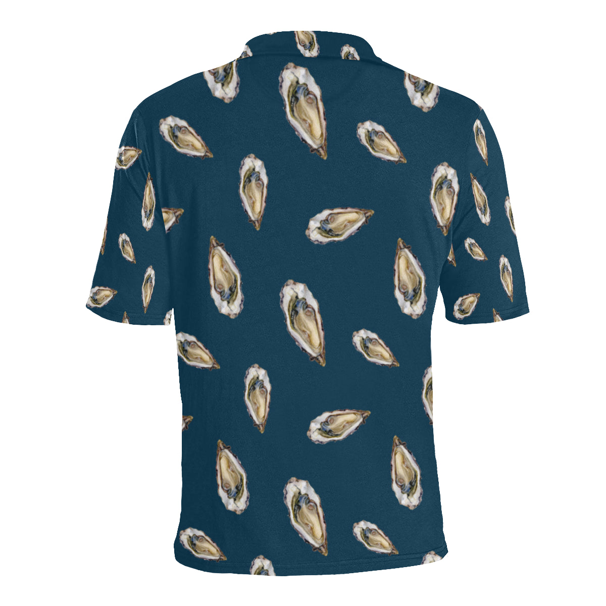 Oyster Pattern Print Design 03 Men Polo Shirt
