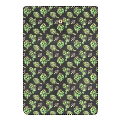 Artichoke Pattern Print Design 02 Women's Trifold Wallet