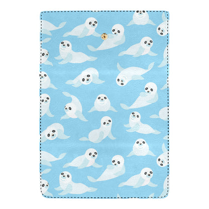 Sea Lion Cute Pattern Print Design 03 Women's Trifold Wallet