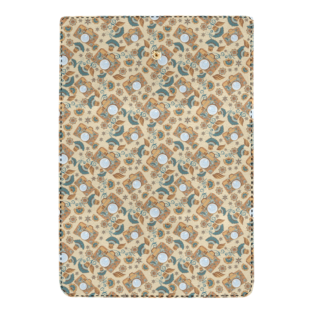 Camera Pattern Print Design 05 Women's Trifold Wallet