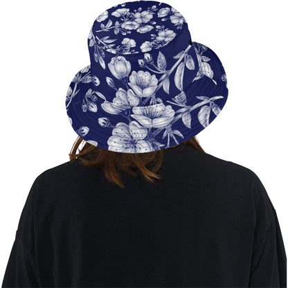 Cherry Blossom Pattern Print Design CB01 Unisex Bucket Hat