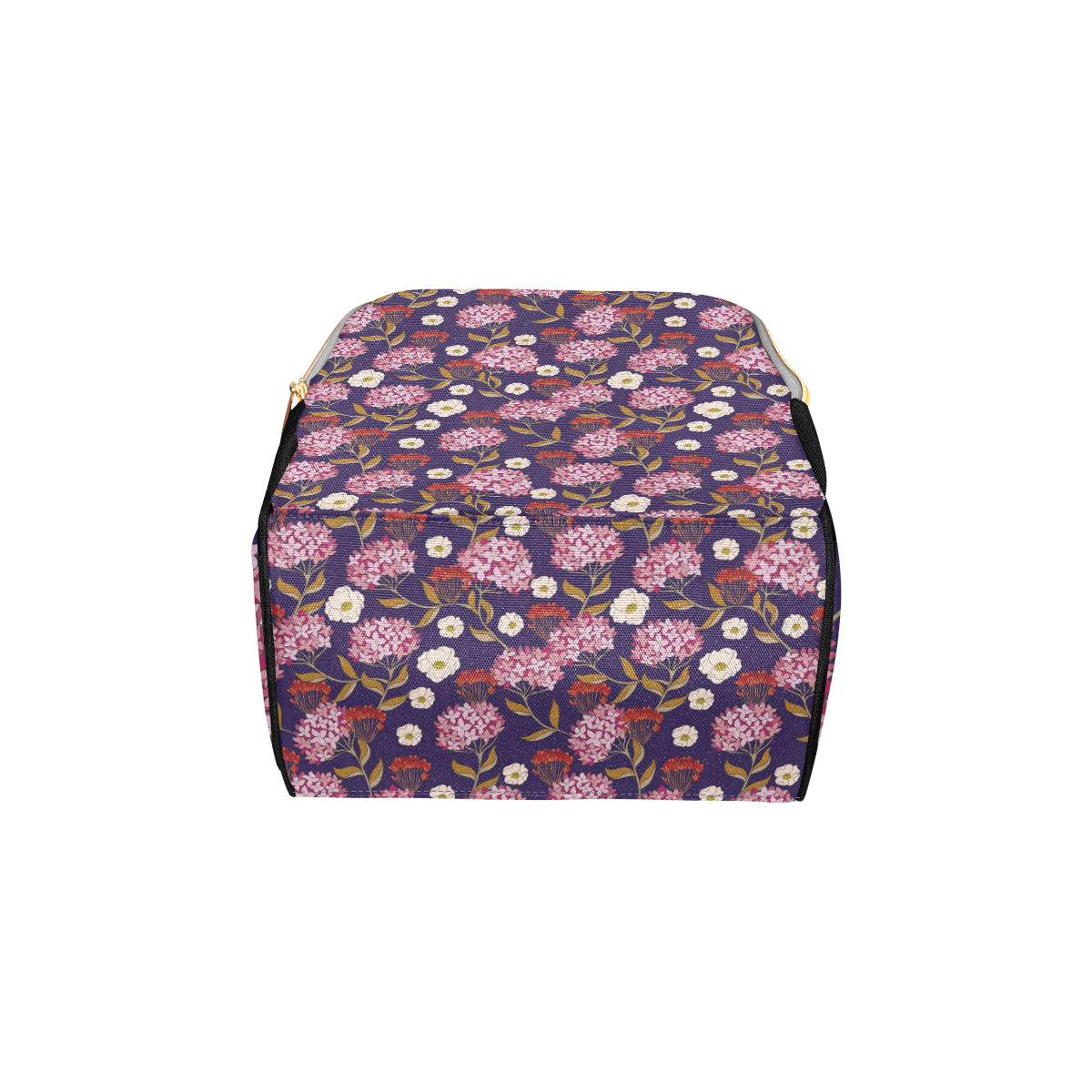 Hydrangea Pattern Print Design HD010 Diaper Bag Backpack