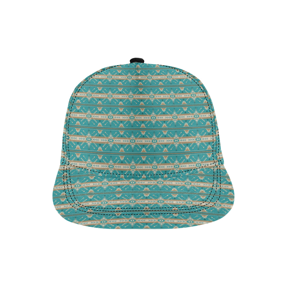 Southwest Native Design Themed Print Snapback Cap
