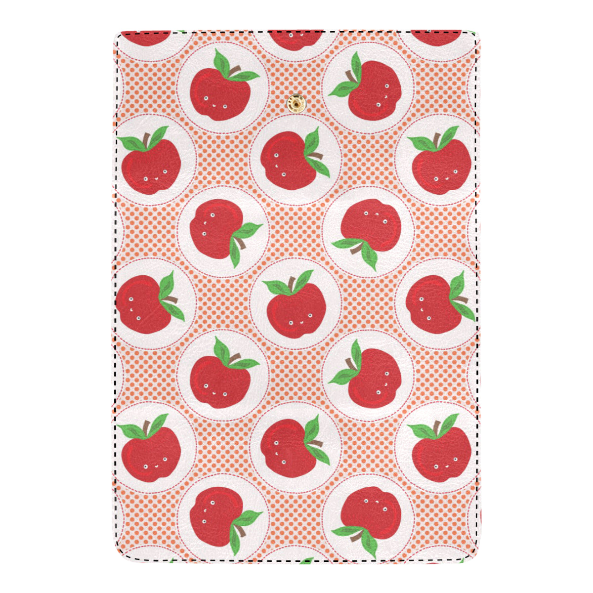 Apple Pattern Print Design AP08 Women's Trifold Wallet