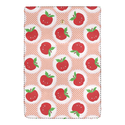 Apple Pattern Print Design AP08 Women's Trifold Wallet