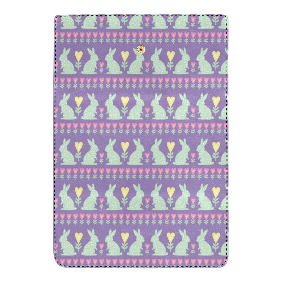 Rabbit Pattern Print Design RB01 Women's Trifold Wallet