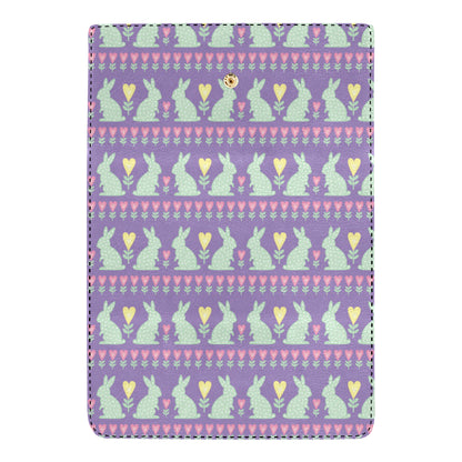 Rabbit Pattern Print Design RB01 Women's Trifold Wallet