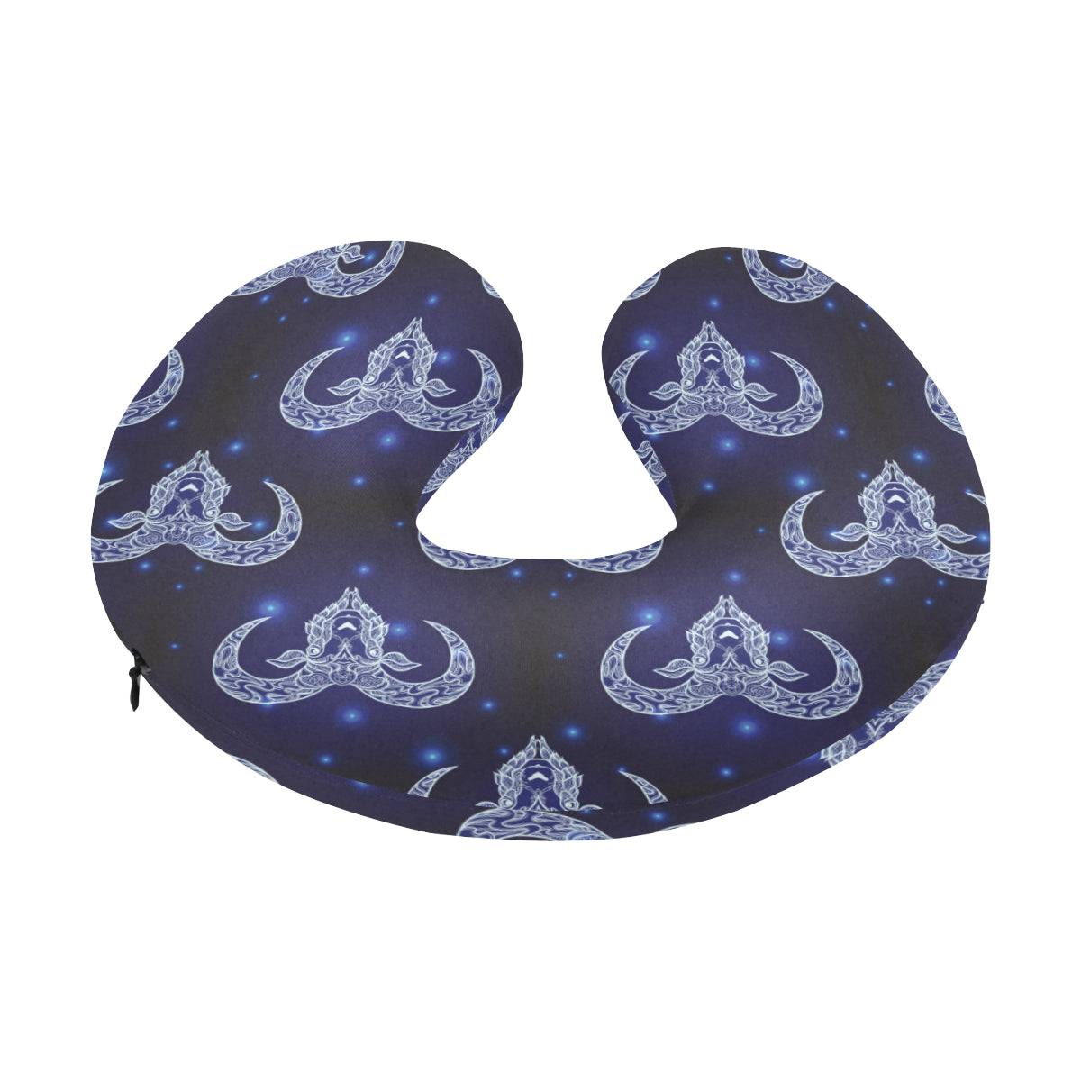 Aries Zodiac Pattern Print Design 01 U-Shaped Travel Neck Pillow