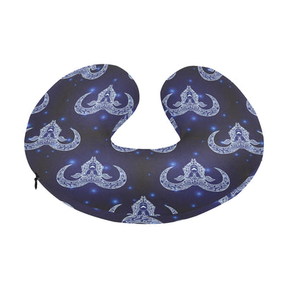 Aries Zodiac Pattern Print Design 01 U-Shaped Travel Neck Pillow