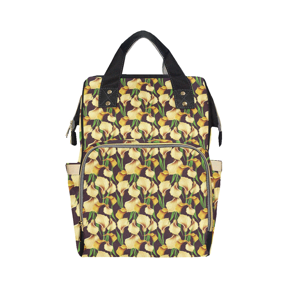 Lily Pattern Print Design LY013 Diaper Bag Backpack