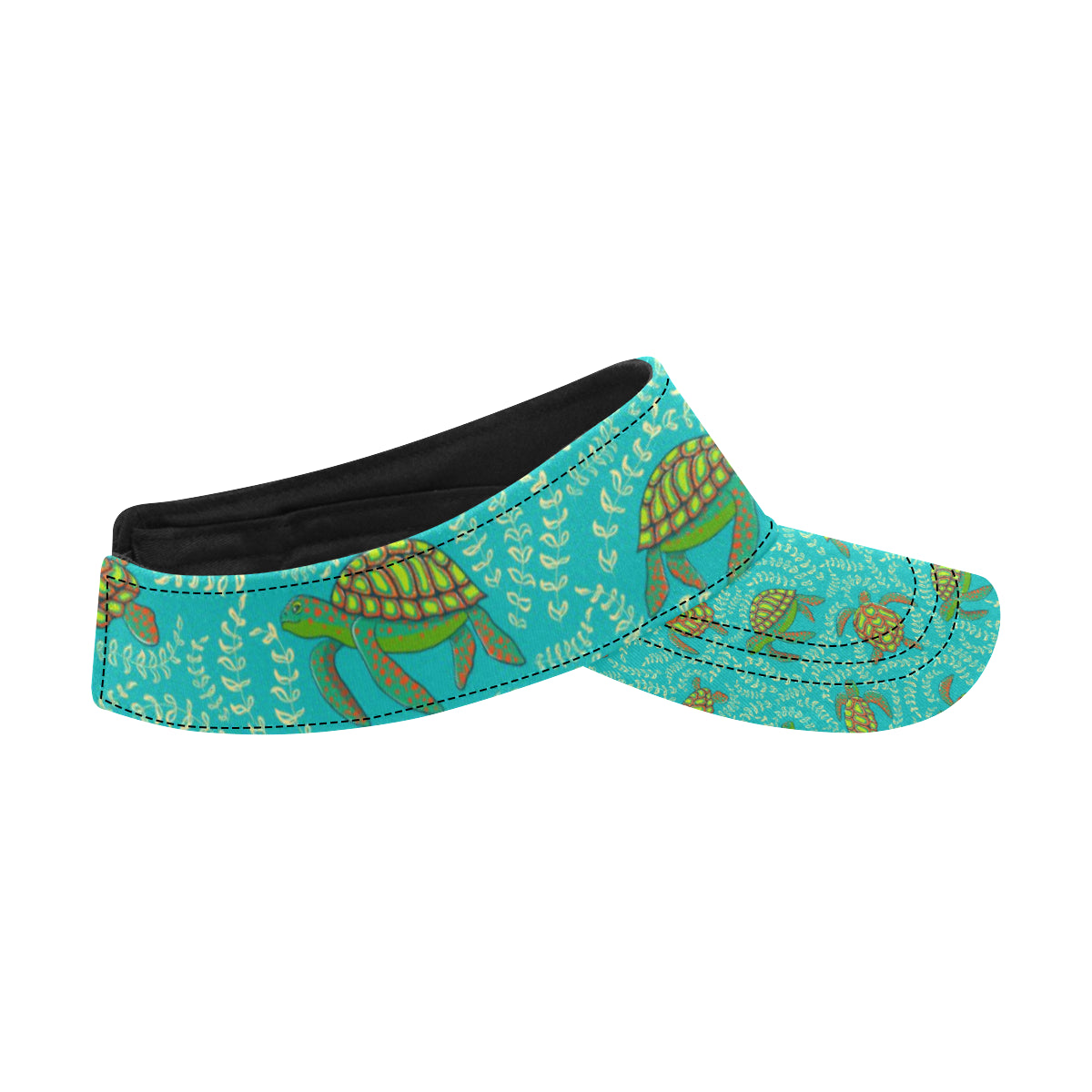 Sea Turtle Pattern Print Design T010 Unisex Sun Visor