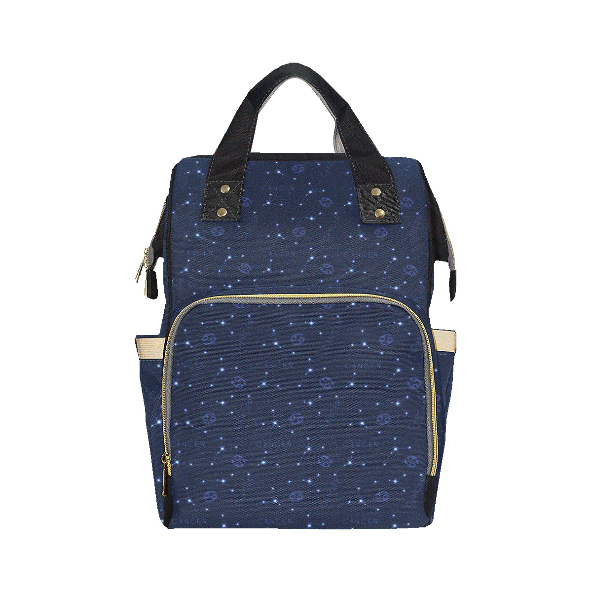 Cancer Zodiac Pattern Print Design 05 Diaper Bag Backpack