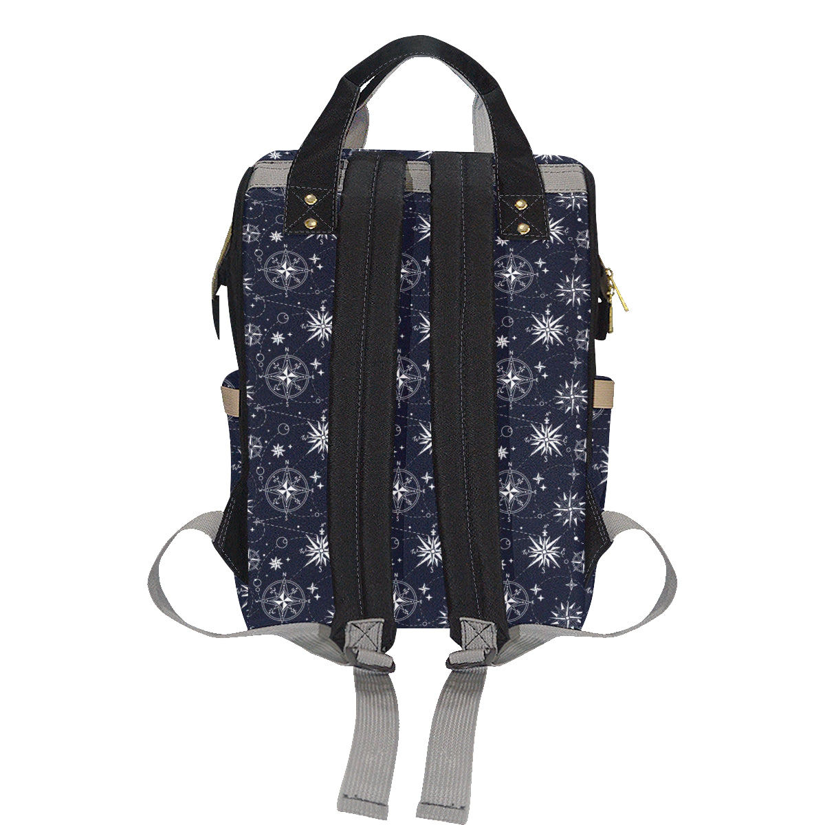 Nautical Sky Design Themed Print Diaper Bag Backpack