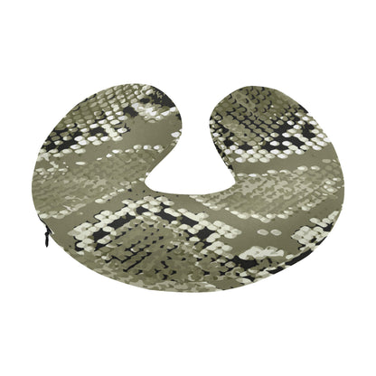 Python Pattern Print Design A04 U-Shaped Travel Neck Pillow