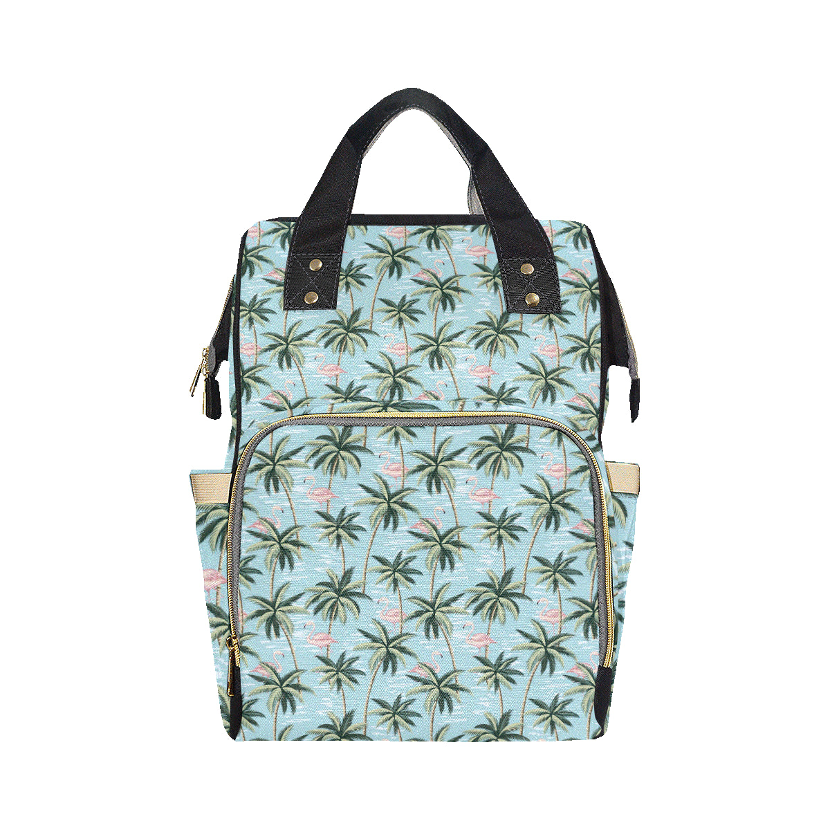 Palm Tree Pattern Print Design PT05 Diaper Bag Backpack
