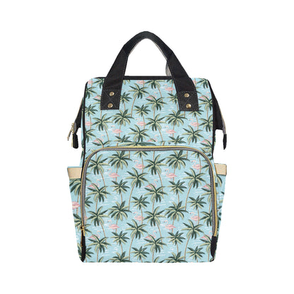 Palm Tree Pattern Print Design PT05 Diaper Bag Backpack