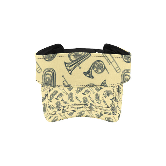 Tuba Pattern Print Design 01 Unisex Sun Visor